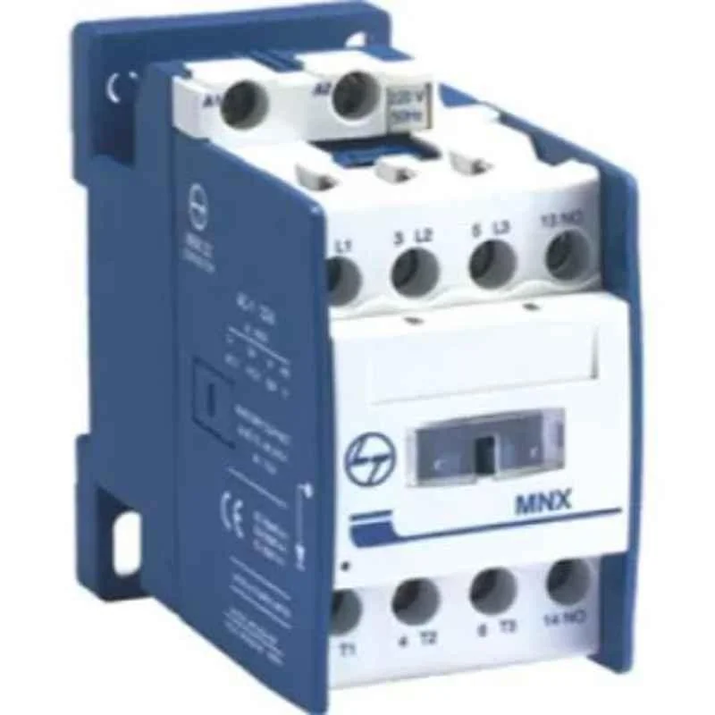Lauritz Knudsen (Formerly L&T Switchgear) MNX 9 Power Contactor 9 A, 3 Pole, 110-240V, 1 NO, AC3 Duty | CS94106AOOO